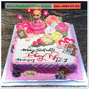 Bánh Sinh Nhật Công Chúa - BQ415